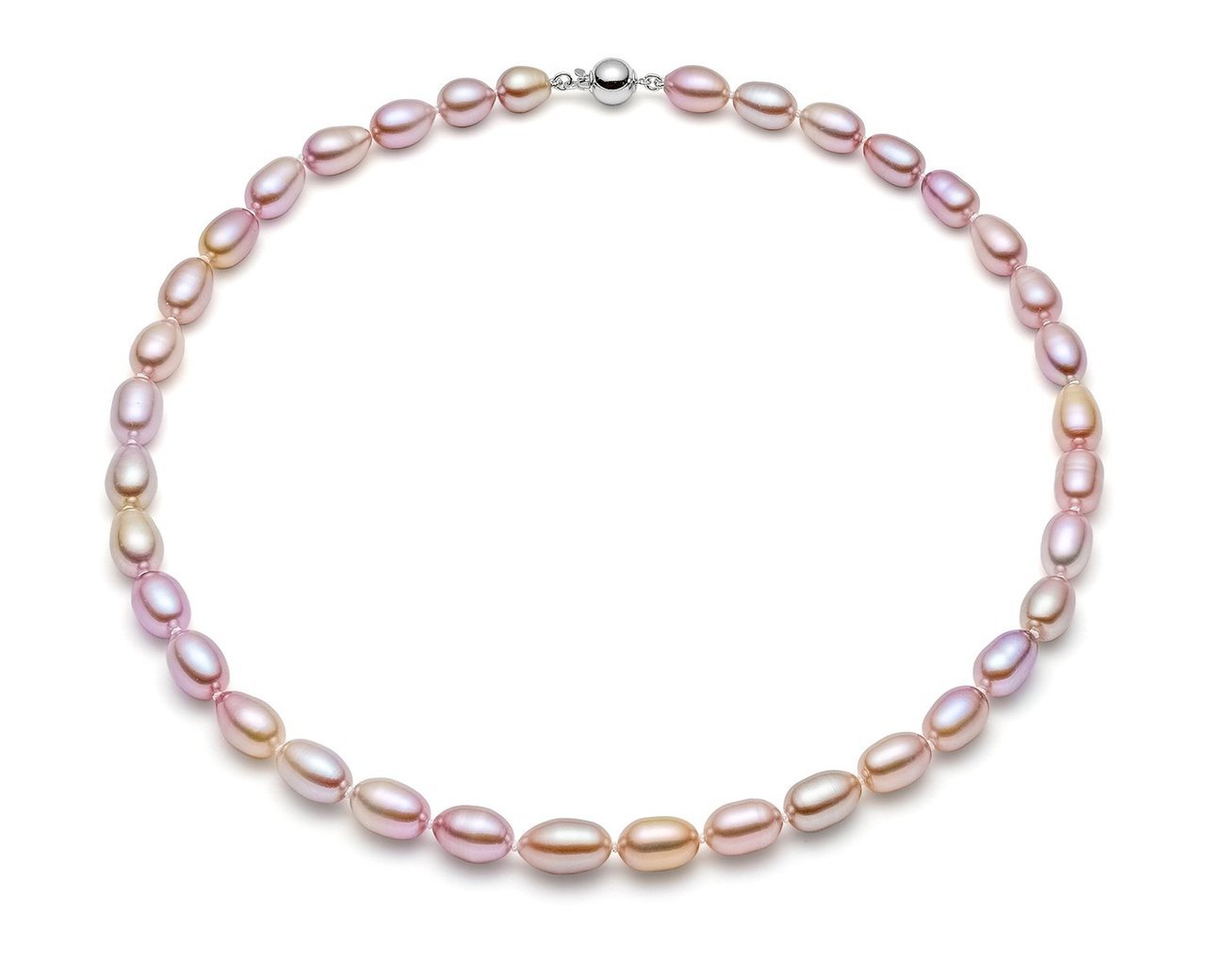 325-236 - Fresh Water Multi Baroque Pearl Necklace - 18