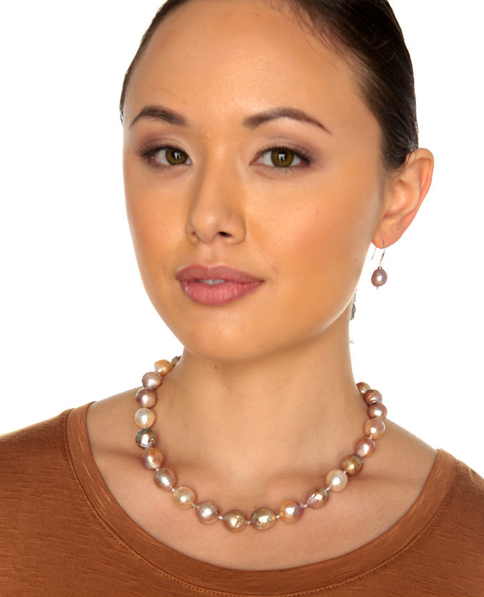 Fireball Single Pearl Necklace - The Pearl Girls - One Pearl Necklace